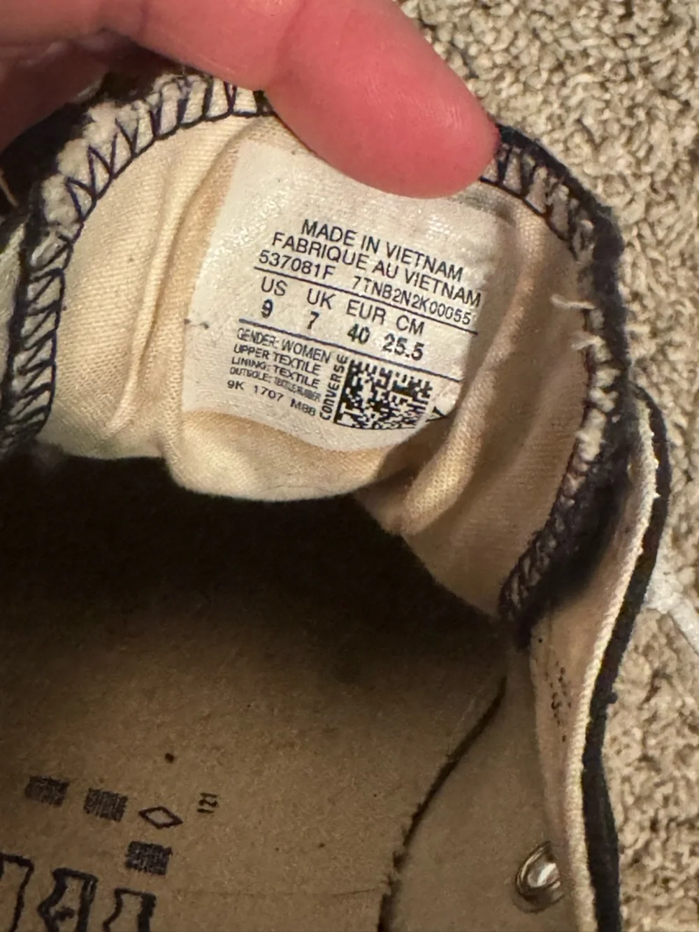 WOMEN'S CONVERSE CHUCK TAYLOR ALL STAR SHORELINE SNEAKERS - Picture 6 of 6